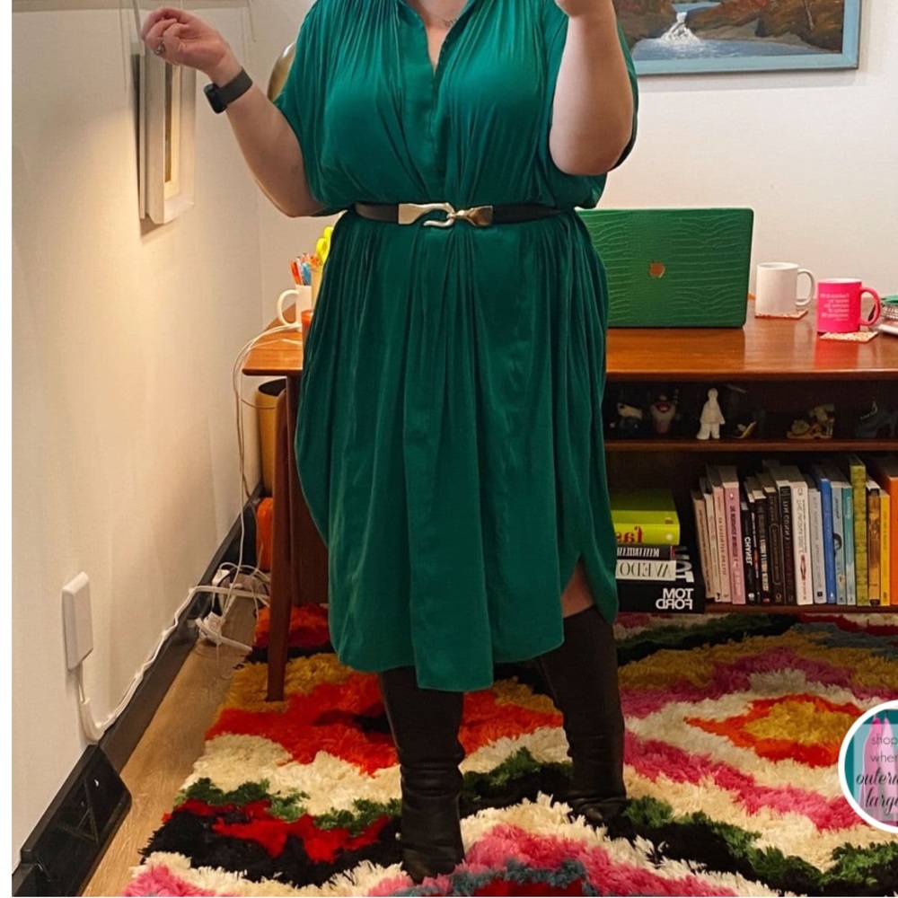 Every by X Original Midi Multi-wear Dress in Emerald - Picture 4 of 6